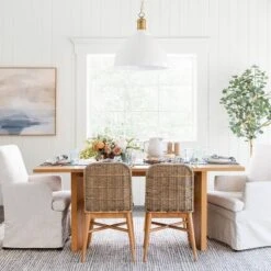 Juniper Woven Dining Chair With Cushion Natural - Threshold™ Designed With Studio McGee -Every Space Store GUEST fa3120ae a6d6 4aaf 88f7 ff6fabd9f4a3