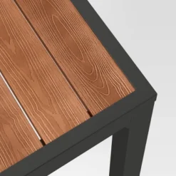 Bryant 6 Person Faux Wood Rectangle Patio Dining Table - Gray/Natural Wood - Threshold™ -Every Space Store GUEST fe0a4618 2959 4bc4 8d9a 99dfcf05fb48