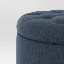 Tufted Round Storage Ottoman - Threshold -Every Space Store GUEST fe54b841 fb70 4c44 b0a1 3b168a4ddf00