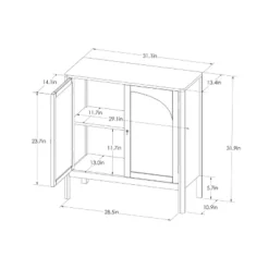 New Bedford 2 Door Accent Cabinet Black - Threshold™: Elegant Storage, Pewter-Finish Hardware, Wood Veneer -Every Space Store GUEST fe7a03c3 b356 4bb5 98dc ec83082167a6